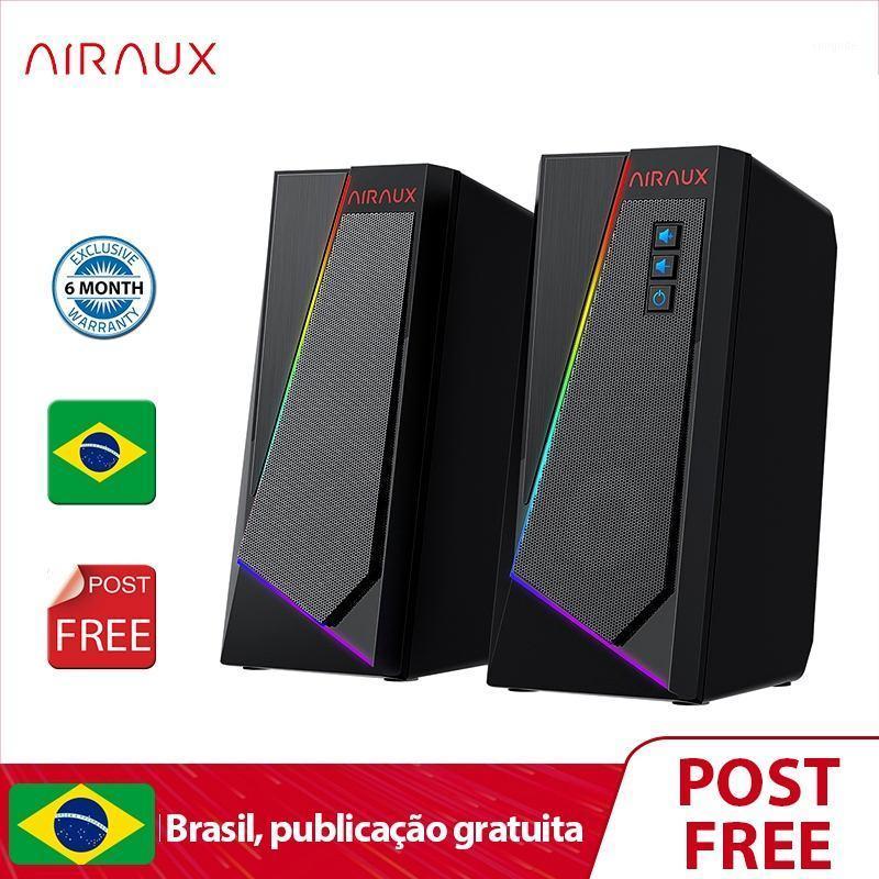 

BlitzWolf AIRAUX -GCR1 Computer Gamer Speaker 3W RGB Light Heavy Bass 2.0 Channel Stereo 3.5mm Wired Speaker for PC Smartphone1