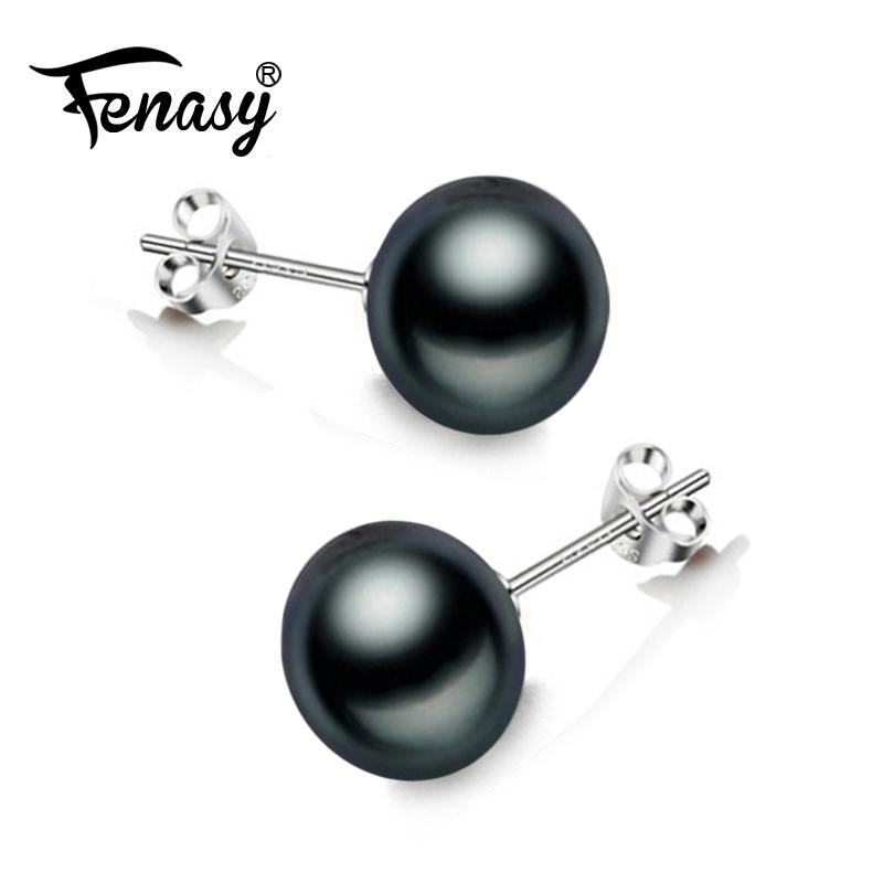 

FENASY Pearl Jewelry,natural pearl earrings stud earrings,earrings for women,sterling silver jewelry Engagement earrings 2021
