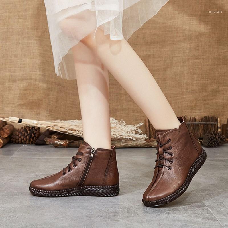 

boots women's 2020 autumn winter new retro fashion wild short boots women's tendon thick bottom casual1, Black
