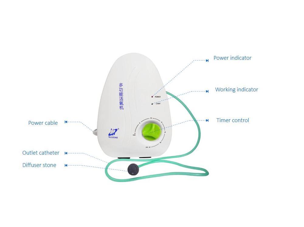

400mg/hr Mini Ozone Air Purifier/Water Purifier for Vegetable and Fruit