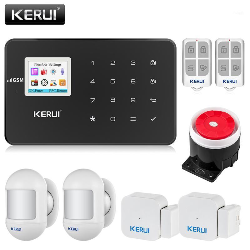 

KERUI G18 GSM Alarm System Security APP Wireless Home Burglar Alarm Fire Protection Motion Sensor Security DIY Kit1