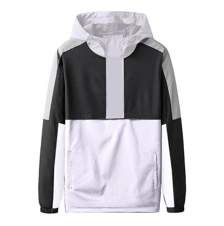 

White Black Mens Design Jacket Coats with Letters Winter Men Windbreak Hoodies Casual Jacket 2020 Fashion Breathable Coat Size M-4XL