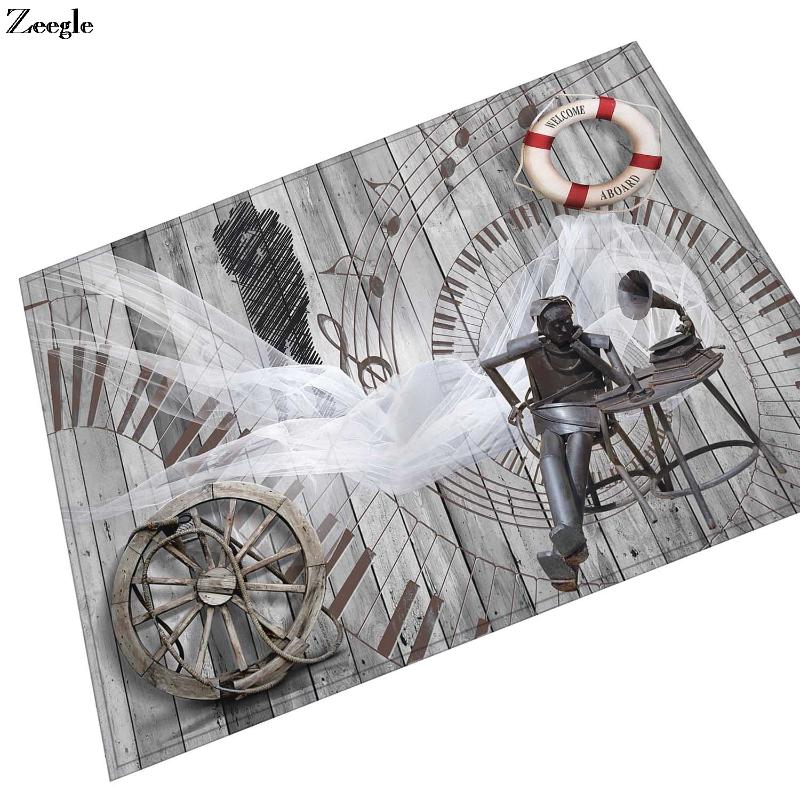 

Zeegle Rugs and Carpets for Home Living Room Washable Bathroom Shower Mat Study Decoration Rug Anti Slip Absorbent Sofa Foot Rug, Xfm