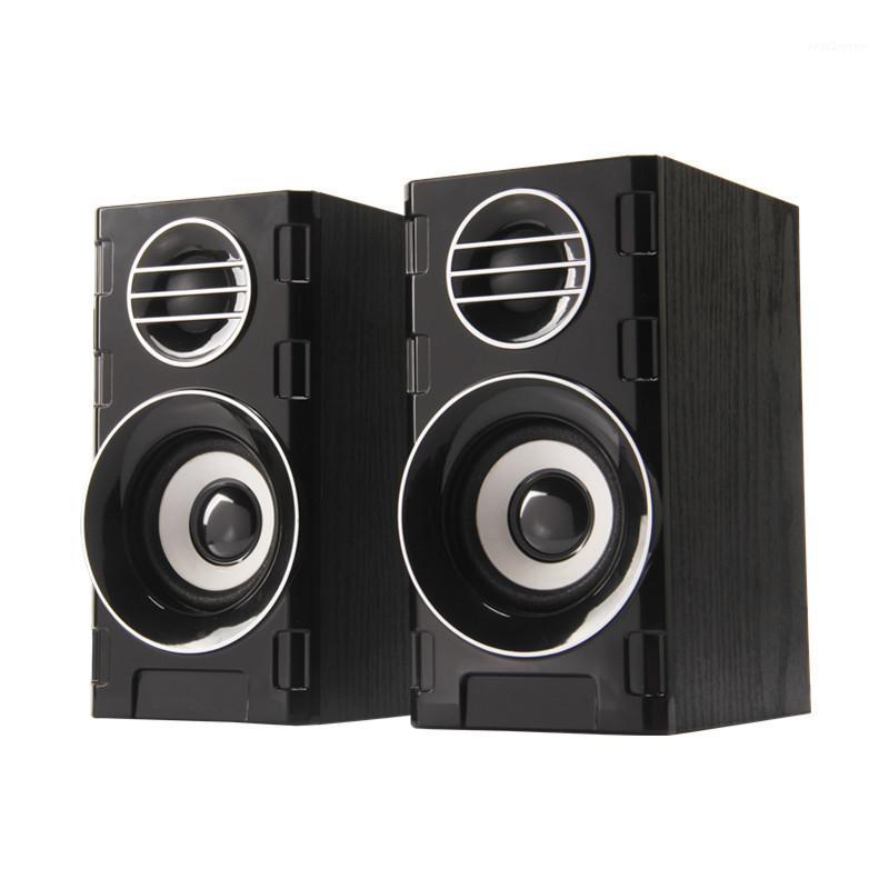 

Wooden 2.0 Multimedia Suitable for Mobile Home Desktop Computer Audio USB Mini Active Notebook Desktop Computer Speaker1