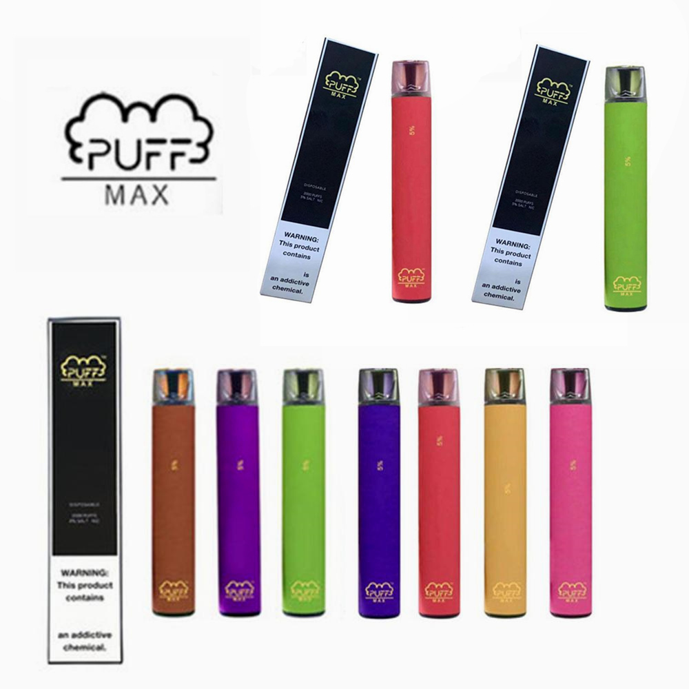 

Newest 2021 PUFF Max PUFF bars XXL PLUS Disposable Vape Pen Puffs 5% Factory Supply Fast Shipping Disposable Vape Pen