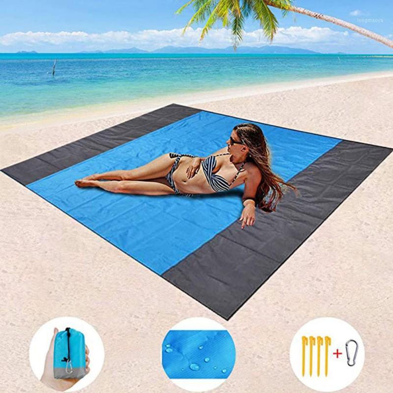 

INSIGHT Portable Picnic Beach Mat Camping Tent Mat Pocket Blanket Waterproof Beach Blanket Mattress Outdoor Picnic1