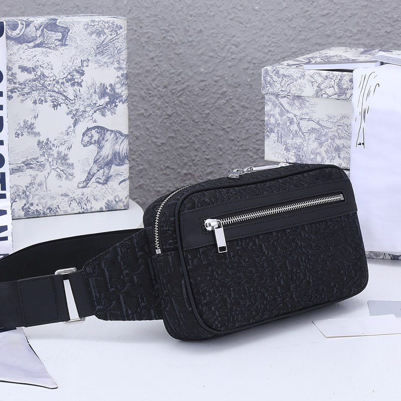 

jacquard Belt Bag wallet mens and womens designer sports bag with box shoulder messenger bags casual handbag top quality coin purse, Size: 24cm