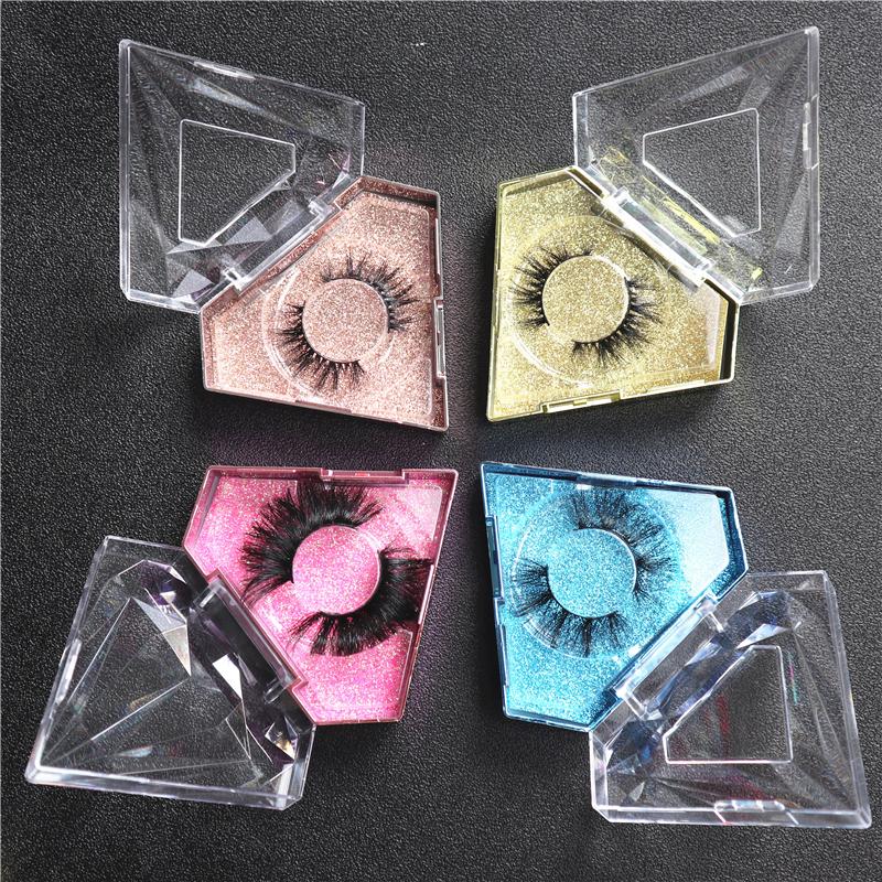 

Eyelash Packaging Wholesale Empty Lashes Box with Clear Tray Rectangle Lash Cases Lash Boxes Packaging