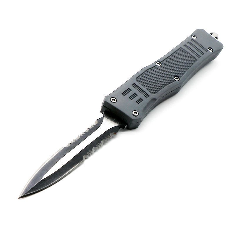 

grey 616 7inch 7 inch 8 models blade double action tactical autotf knife camping hunting folding knives xmas gift knife pocket tool