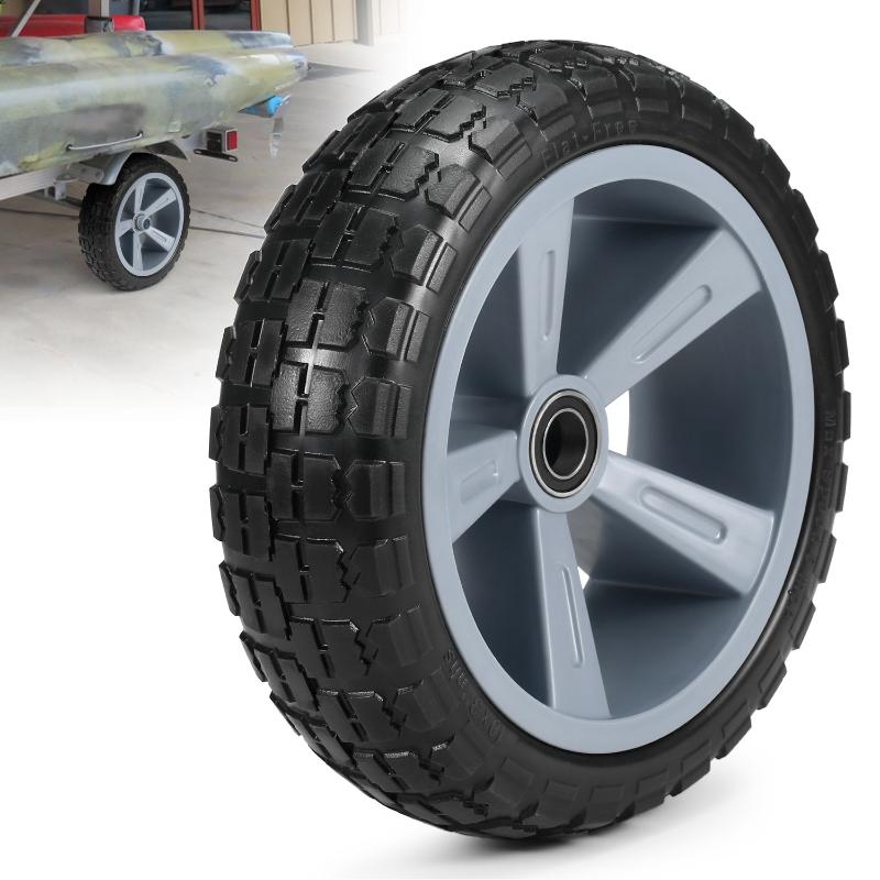 

10 Inches Puncture-proof Kayak Trolley Tire Wheel for Kayak Canoe Trolley Cart Replacement Tire Wheel accessories