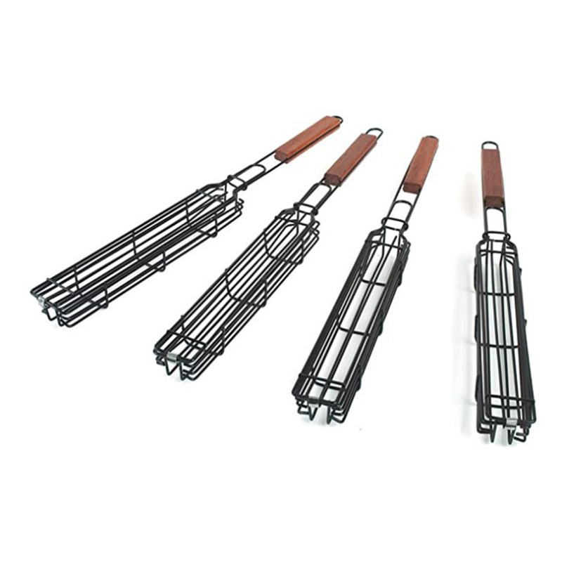 

New Arrival Outdoor Cooking Barbecue Baskets Grill Net BBQ Tools Barbecue Basket Barbecue Clip Grill Baskets, Multi