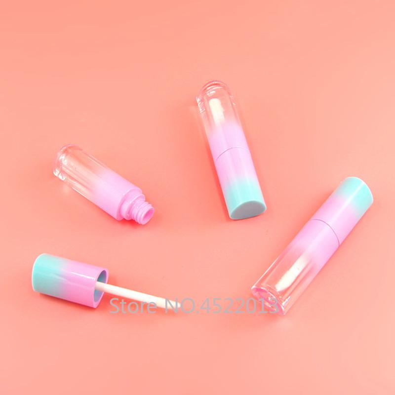 

4ml 10/30/50pcs Empty Gradient Pink Blue Lip Gloss Tube,DIY Portable Liquid Lipstick Bottle,Refillable Lipgloss Container Shell