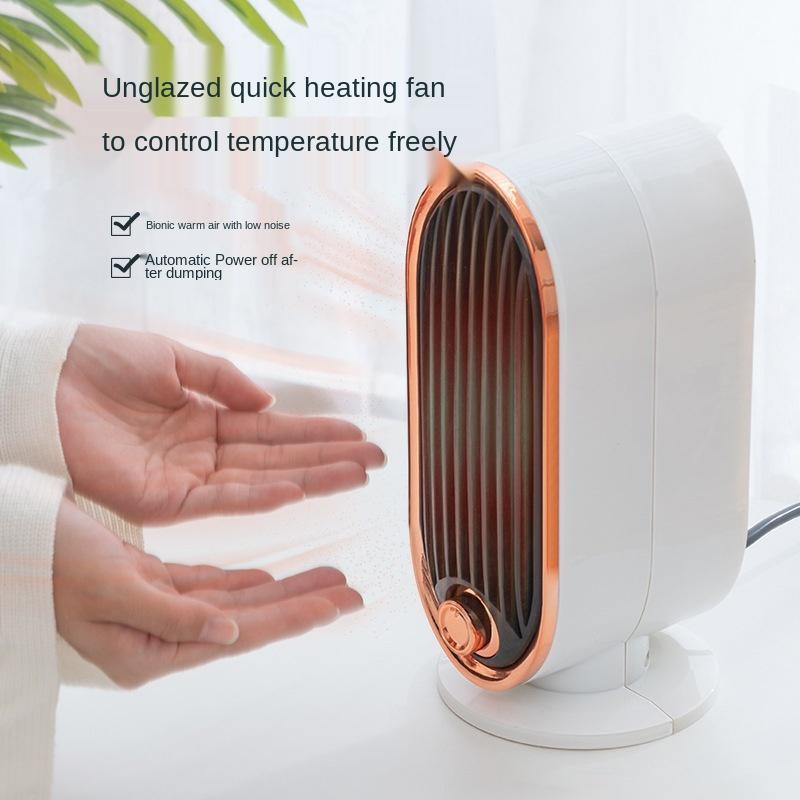 

2020 New Mini Heater Desktop Electric Heater No Light Speed Vertical Heating Fan Hot Air Blower1