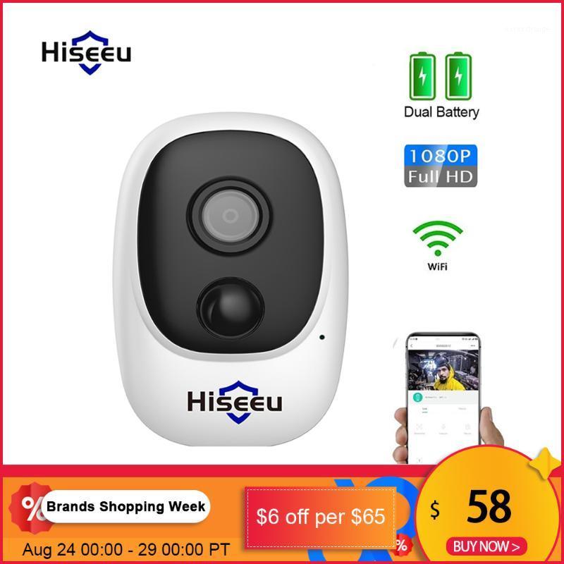 

1080P WIFI Battery Camera IP Outdoor Rechargeable Wireless IP Camera PIR Waterproof Motion Detect App View Hiseeu1