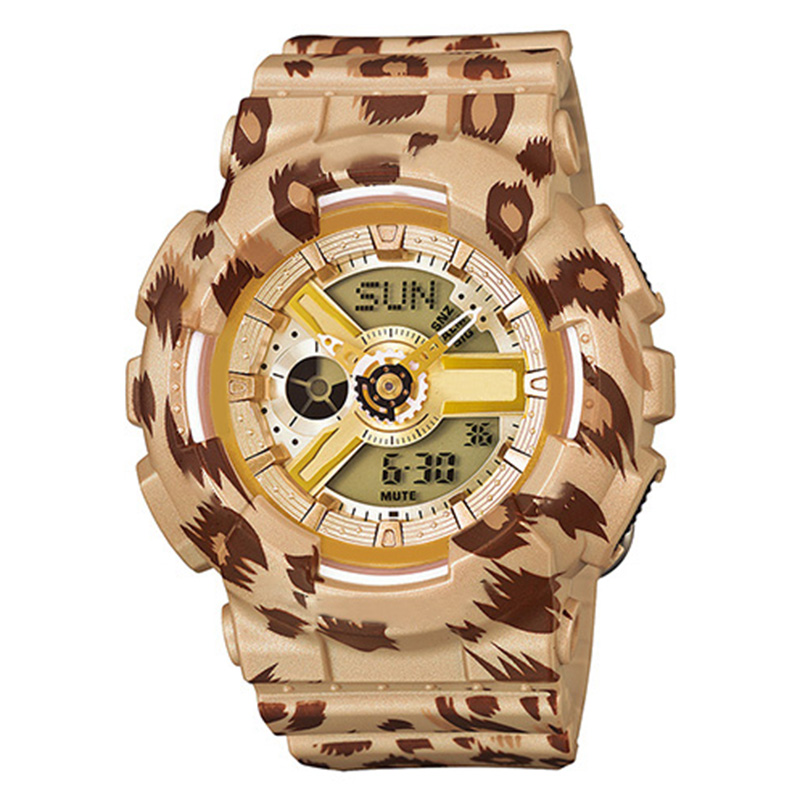 

2020-new digital LED ladies quartz sports watch belt rubber military multifunctional quartz watch waterproof wrist gift, G-21