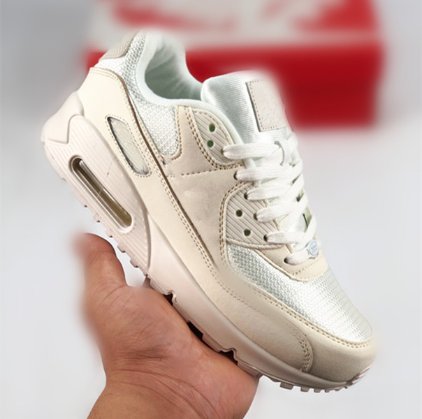 

Fashion Tennis Running Shoes Maxs 90s cushioned Run SNKRS Triple White Leather Mesh stitching retro runner shoes Casual streetwear classic shoe Outdoor Sneakers