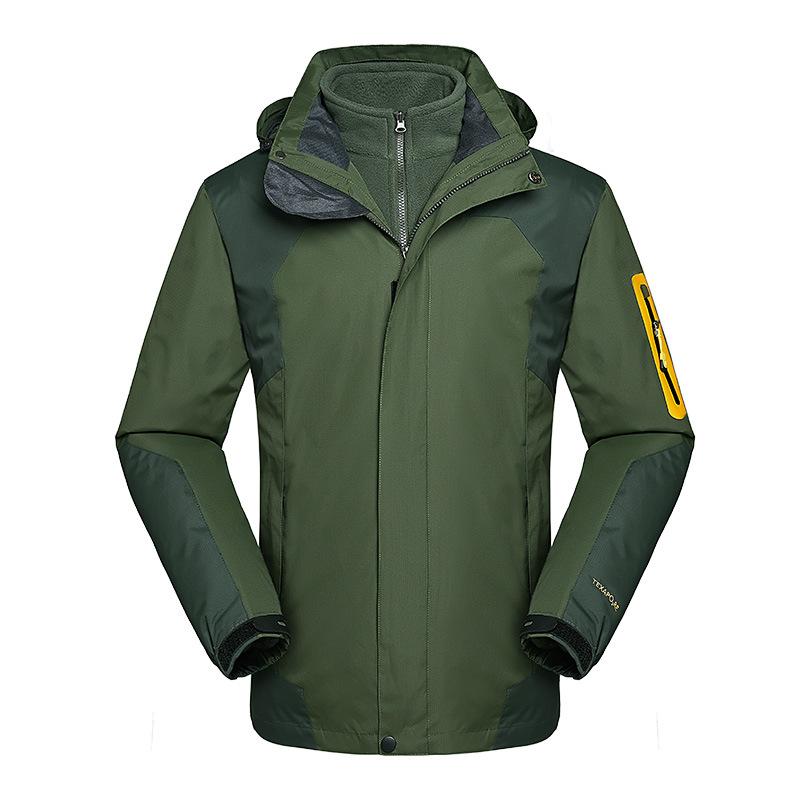 

New Products Outdoor Couples MEN'S Assault Jacket Women's Team Customizable Warm Two-Piece Set Skiing Mountaineering, Rose red women