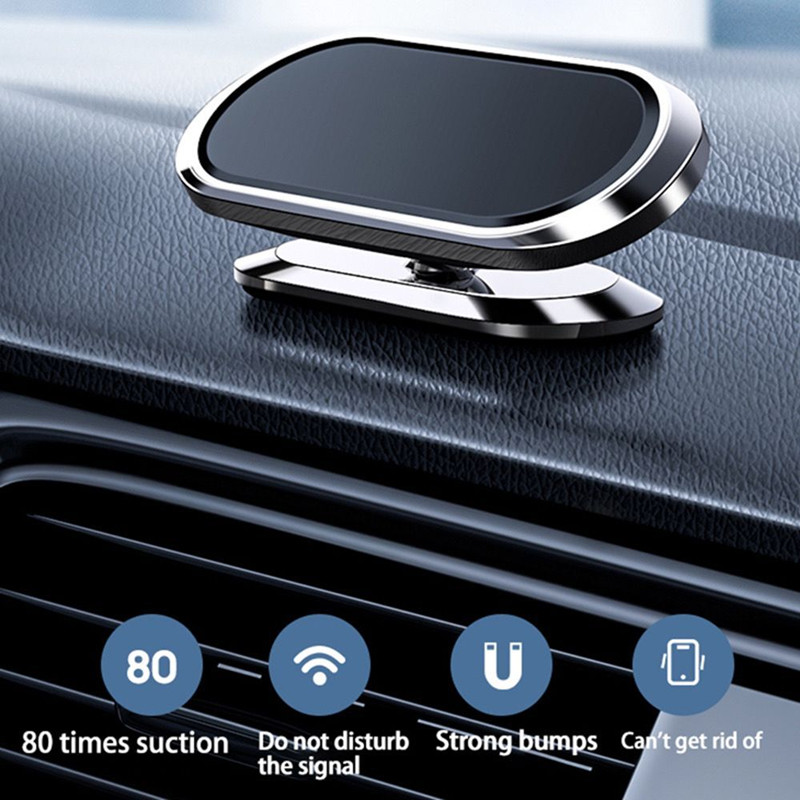 

2020 New Design Car Mount 360 Degree Magnetic N50 Magnets Car Phone Holder Multifunctional non-slip Cell Phone Stand Car Holder, Gold