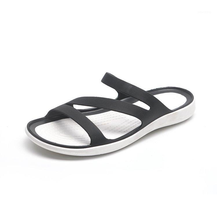 

Women Shoes plastic Flat slippers sandals woman sandals femmes sandales sandalias mujer chaussure femme zapatos size 36-40 sale1, Black