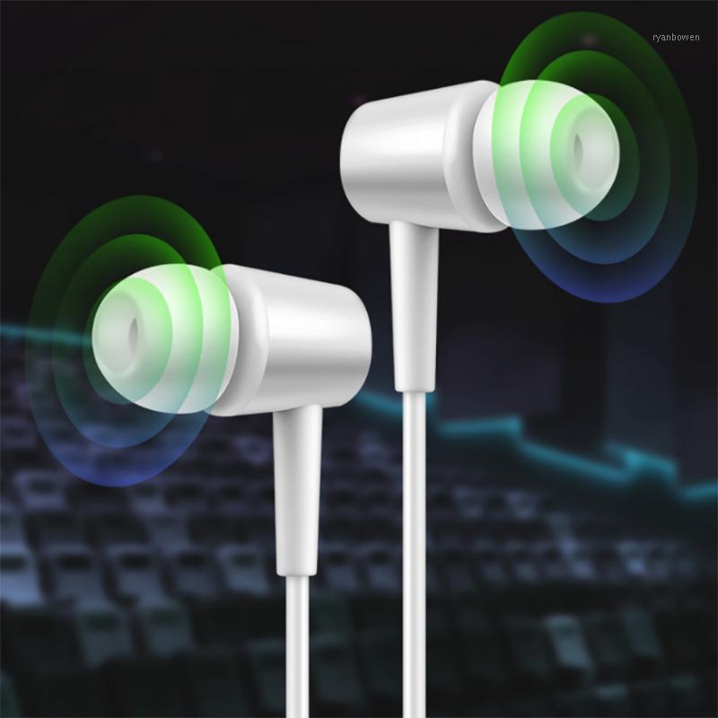 

In Ear Wired Earphones Stereo Portable Earbud for Huawei Android 3.5mm Tablet PC Universal Smart Phone Headset1, White