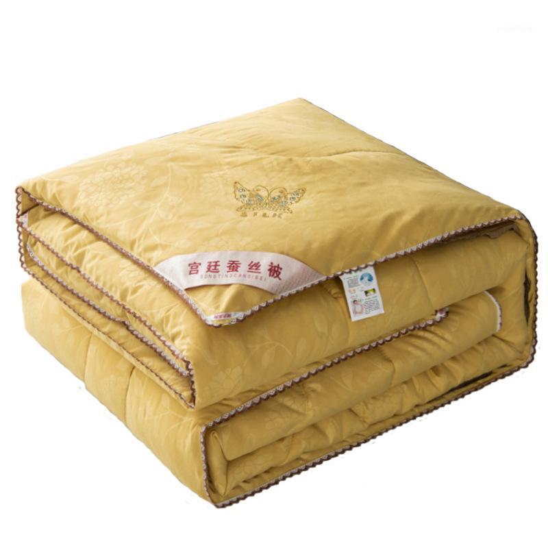 

Winter Quilt thicken duvet warm Spring patchwork Quilt bed cover home/hotel bedding comforter blankets twin queen  size1, Yellow