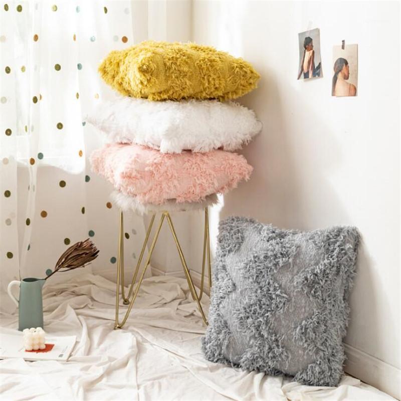 

Feather Decorative Throw Pillow Covers White Cream Throw Pillow Cover - Decorative Sofa Cover 18X18 Inch1, Pink