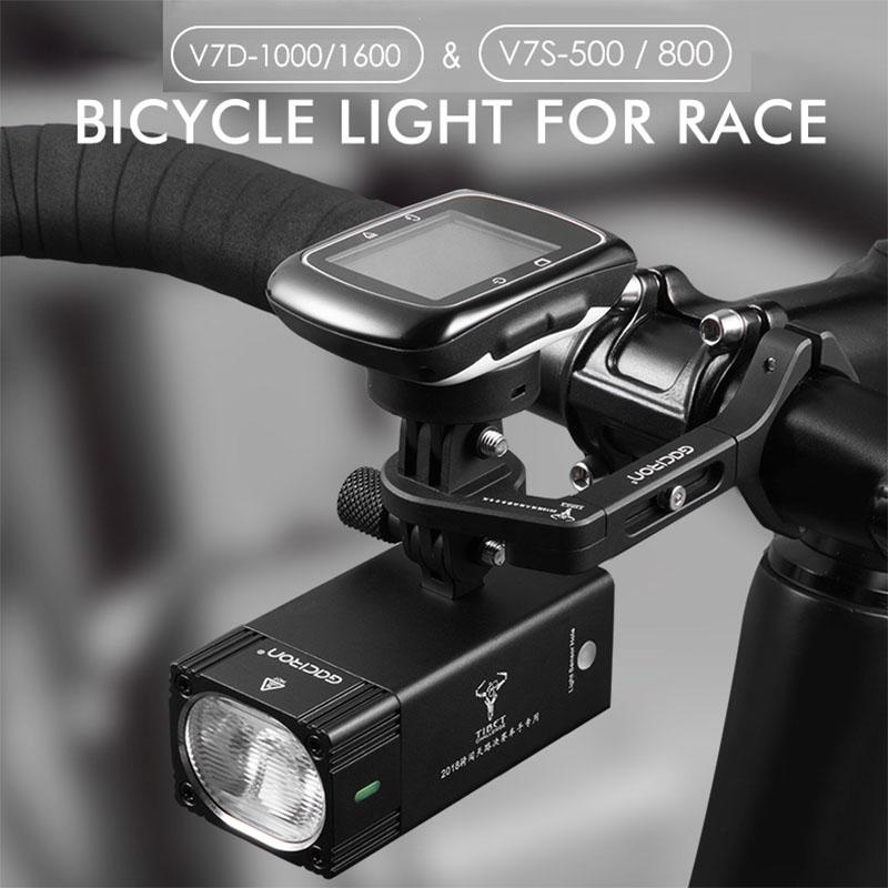 

GACIRON Smart Bicycle Frontlight Bike Race Light With Mount Holder IPX6 USB Remote Switch MTB Road Riding LED Lamp