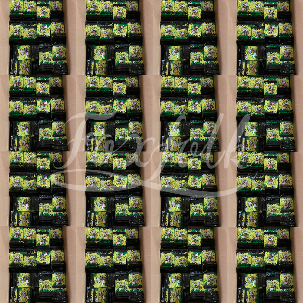 

Customized Rlli edibles Packaging Mylar Bags 710 Sours Edible Package For Original Watermellon Sharks Peach Gummi Packages Bag Gas Rufflez Head Zipper Lock