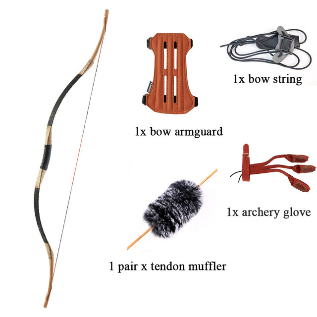 

Traditional Archery Handmade Hunting Recurve Bow Outdoor Hunting Shooting Longbow Left Right Hand Target archery wooden boShooting Practice
