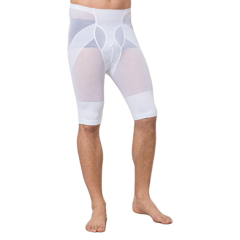 

New Arrival Men's Shapers Shapewear Slimming Pants Fitness High Waist Stretch Abdomen Tummy Control Underwear Waist Trainer, Black