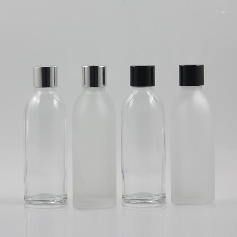 

60ml Glass Clear/Clear Frosted Skin Toner Bottle with Screw Cap1