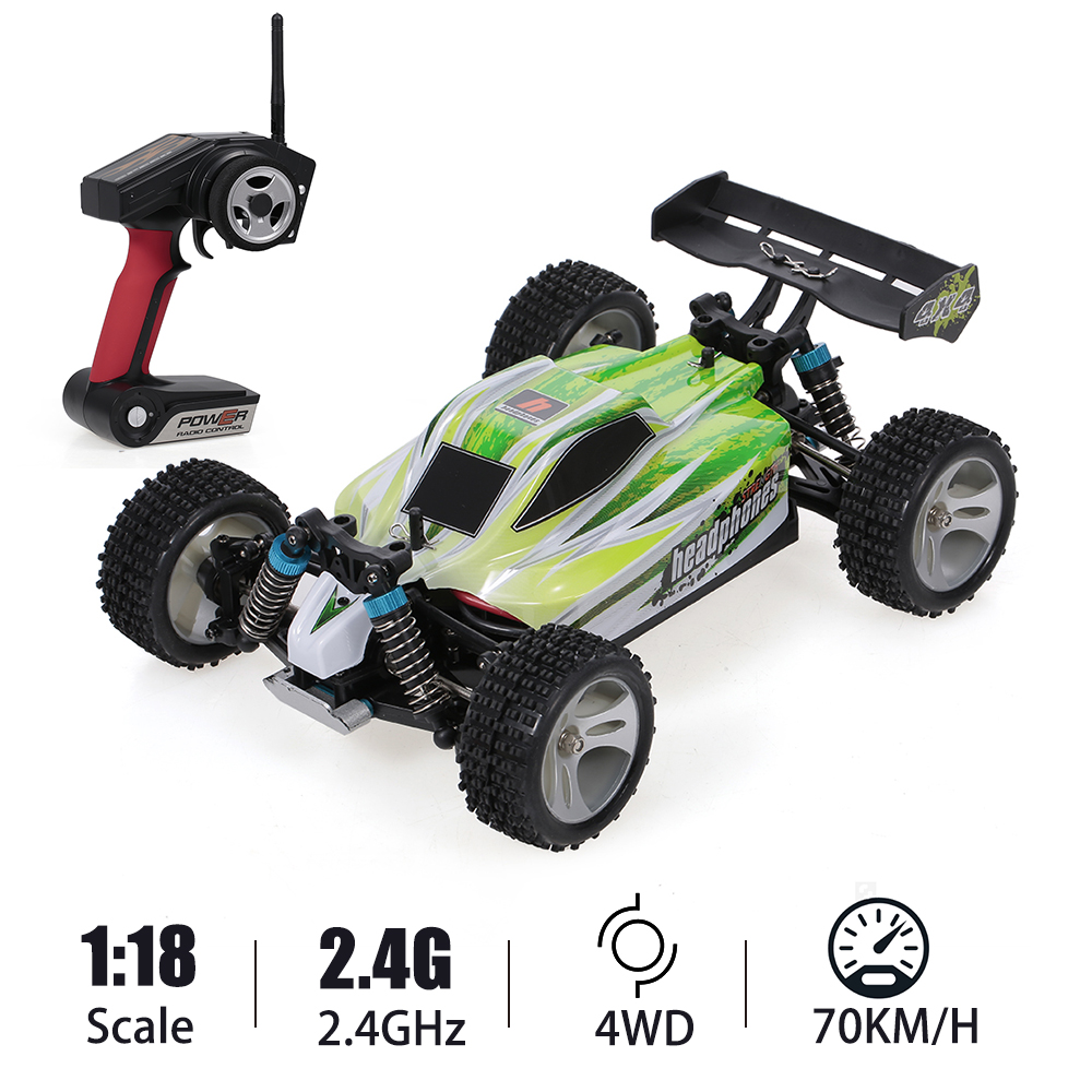 

4WLtoys A959-B 1:18 2.4GHzWD RC Car 70KM/H High Speed RC Racing Car Electric Remote Control Vehicle Off-Road Car Toys