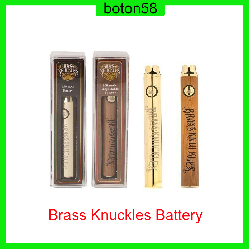 

Brass Knuckles Battery Preheating Variable Voltage 650mAh 900mAh eCig Battery Pen For 510 Thraed Thick Oil Cartridge 0266236