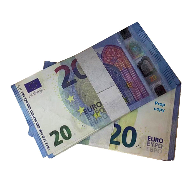 

Top Quality 20Euro Nightclub Bar atmosphere Prop money faux billet fake movie money billet euro 10 play money Crafts LR07