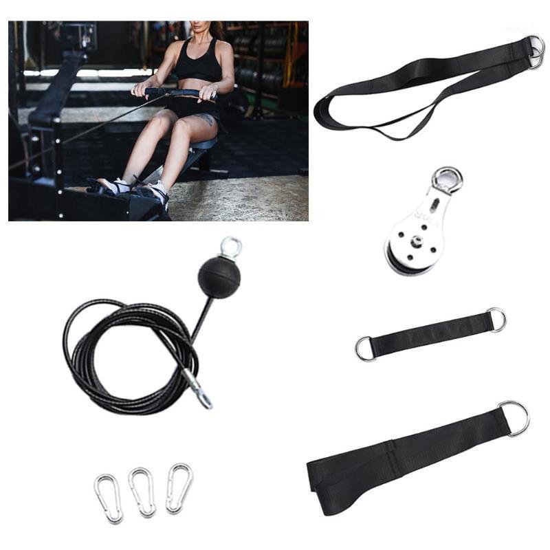 

Home Fitness Workout Equipment Pulley System Triceps Training Exerciser Cable Machine Rally Attachments For Gym1