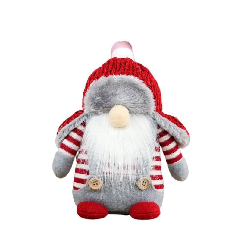 

Christmas Santa Claus Faceless Doll Sitting Doll Tabletop Ornaments Home Decoration Creative Children's Toys