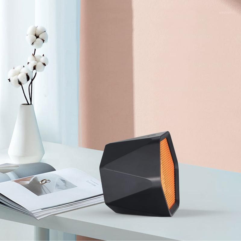 

600/1000W Silent Mini Electric Heater Temperature Control Hexagonal Desk Warmer 517C1