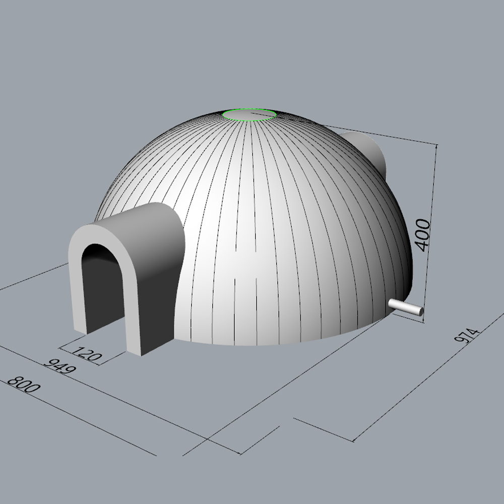 8m oxford cloth giant sphere inflatable dome tents with led lights,large igloo party marquee for events-image-711972011