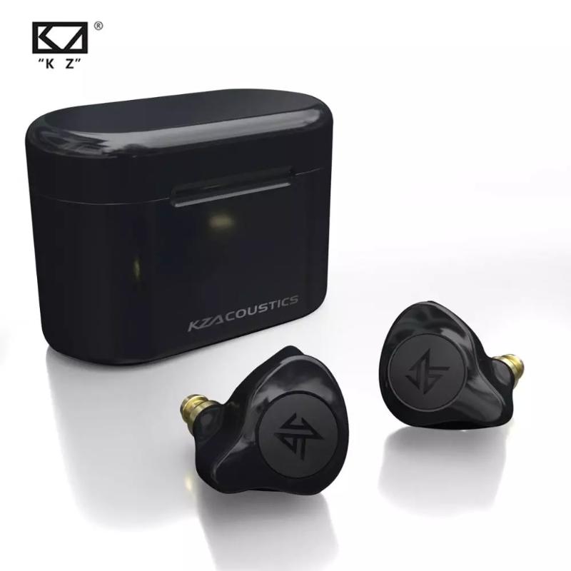 

KZ S2 True Wireless TWS Earphones Bluetooth V5.0 Hybrid 1DD+1BA Game Earbuds Touch Control Noise Cancelling Sport Game Headset, Black