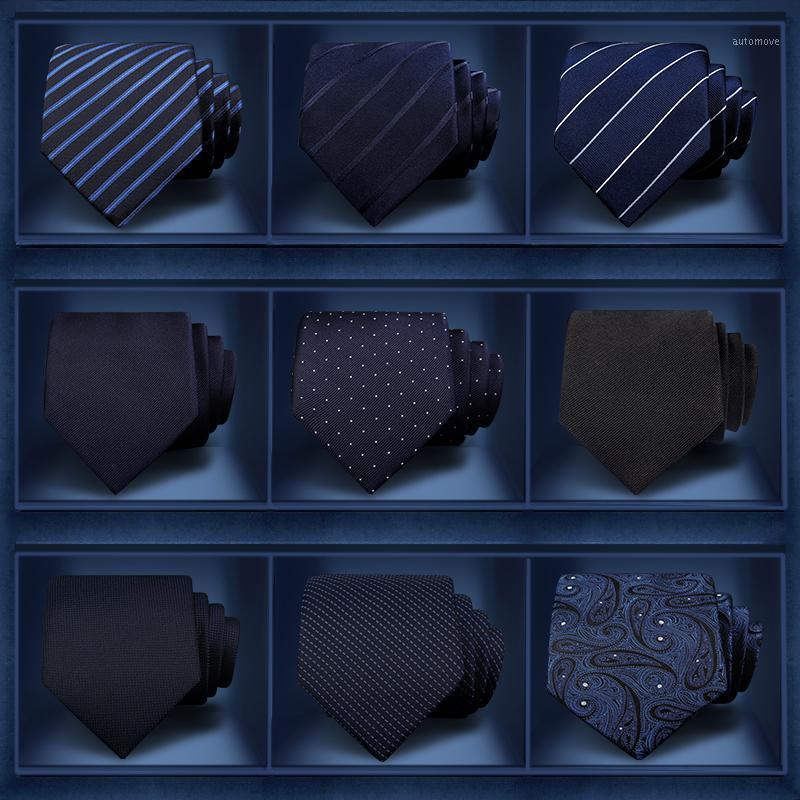

High Quality 2020 New Designers Brands Fashion Business 7cm Slim Ties for Men Silk Striped Necktie Work Wedding with Gift Box1