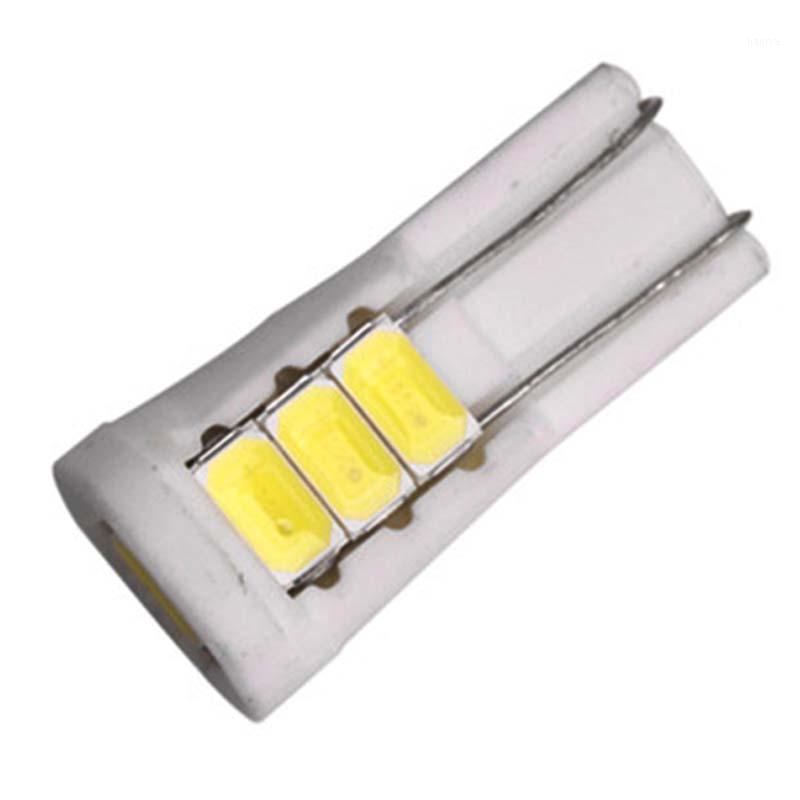 

WTS 200pcs wholesale car led signal Clearance light LED lamp T10 W5W 194 168 5730 Chip 8smd Wedge Ceramics Light for car styling1, As pic