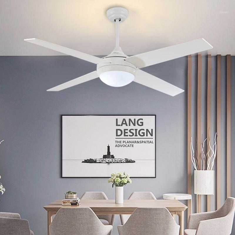 

Ceiling Fan Fans Lamp 110V 220V with Remote Control Light Nordic Modern Room Bedroom Living Room Restaurant Solid Wood LED1