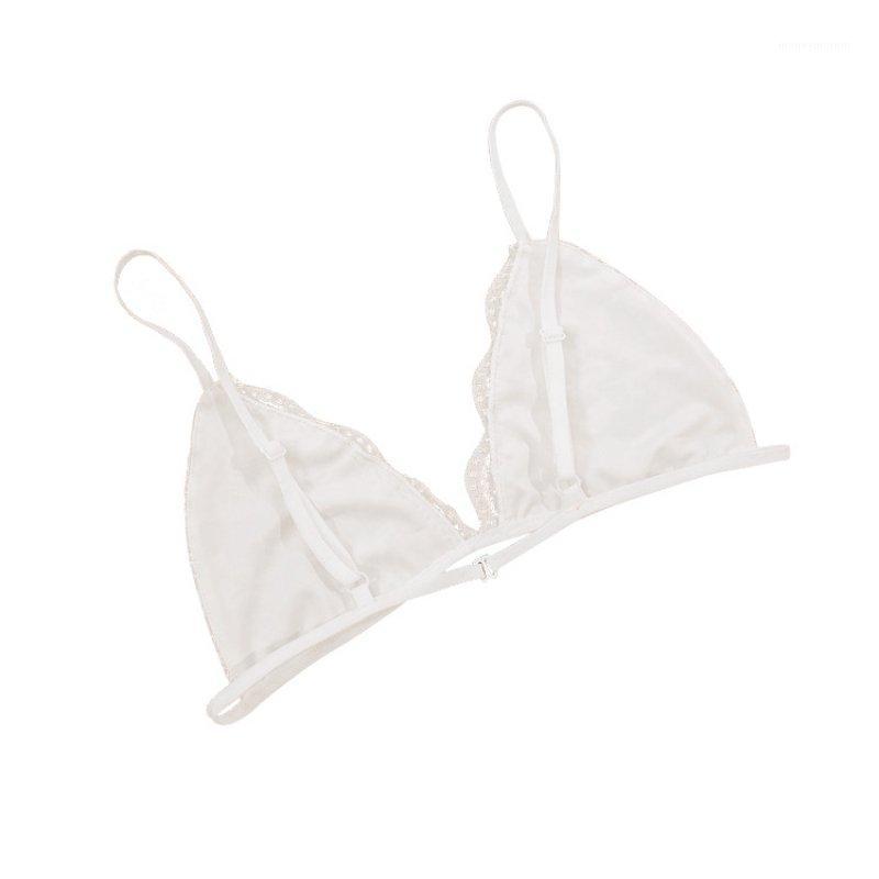 

Women Underwear Sexy Lingerie Summer Sexy Lace Triangle Bra Fashion Lingerie Crop Top Bralette1, White