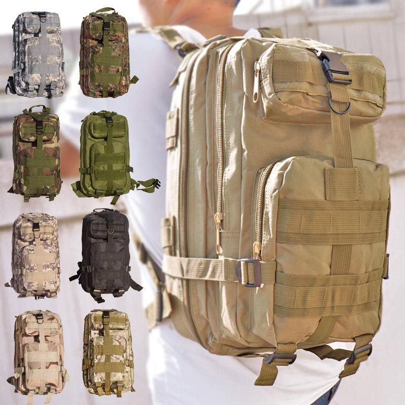

Army Tactical Backpack Bag for Outdoor Sport Camping Hiking Fishing Hunting Bag Backpack Molle Rucksack Assault, Black