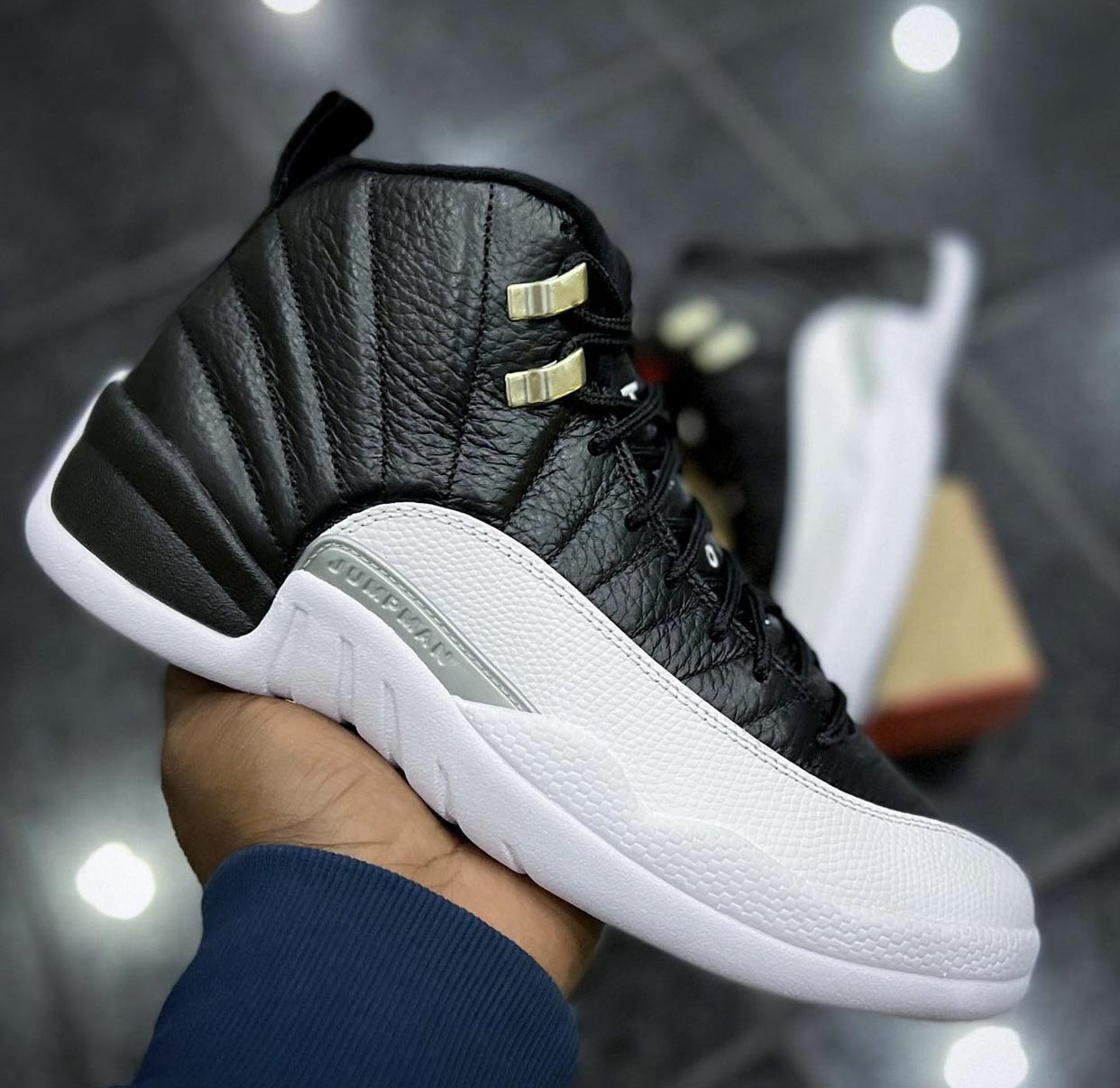 

2022 Authentic 12 Playoffs Black Varsity Red White Shoes Real Carbon Fiber Man Outdoor Sports Sneakers With Original Box Size US7-13