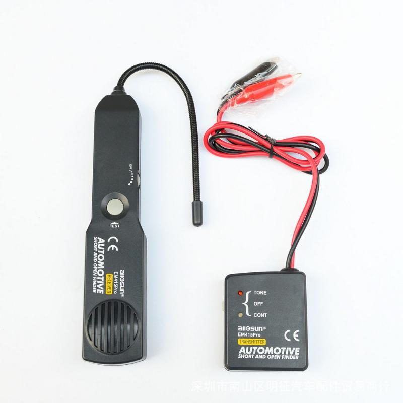 

Automotive Short and Open Circuit Finder Tester Cable Wire Tracer for Tone Line Test Leads Car Wire Meter EM415pro