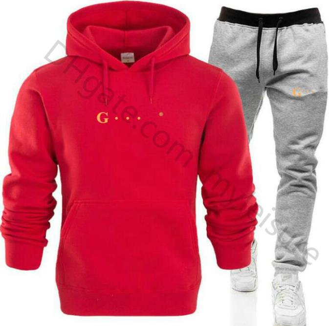 

New Women Men Designer Tracksuit 2 Piece Set Sports Leisure Fashion Long Sleeve Hoodies + Pants Outfits Pullover Top Trousers Jogging Suit, Gray