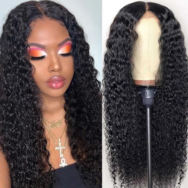 

Brazilian Kinky Curly Human Hair Lace Front Wigs For Black Women Glueless Remy Hair Lace Frontal Wig Swiss Fast Shipping, As pic