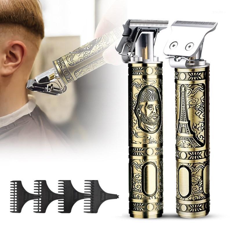 

Barber Rechargeable Hair Trimmer Haircut Titanium Steel T Blade Hair Clipper Beard Trimmer Professional Cutting Machine1