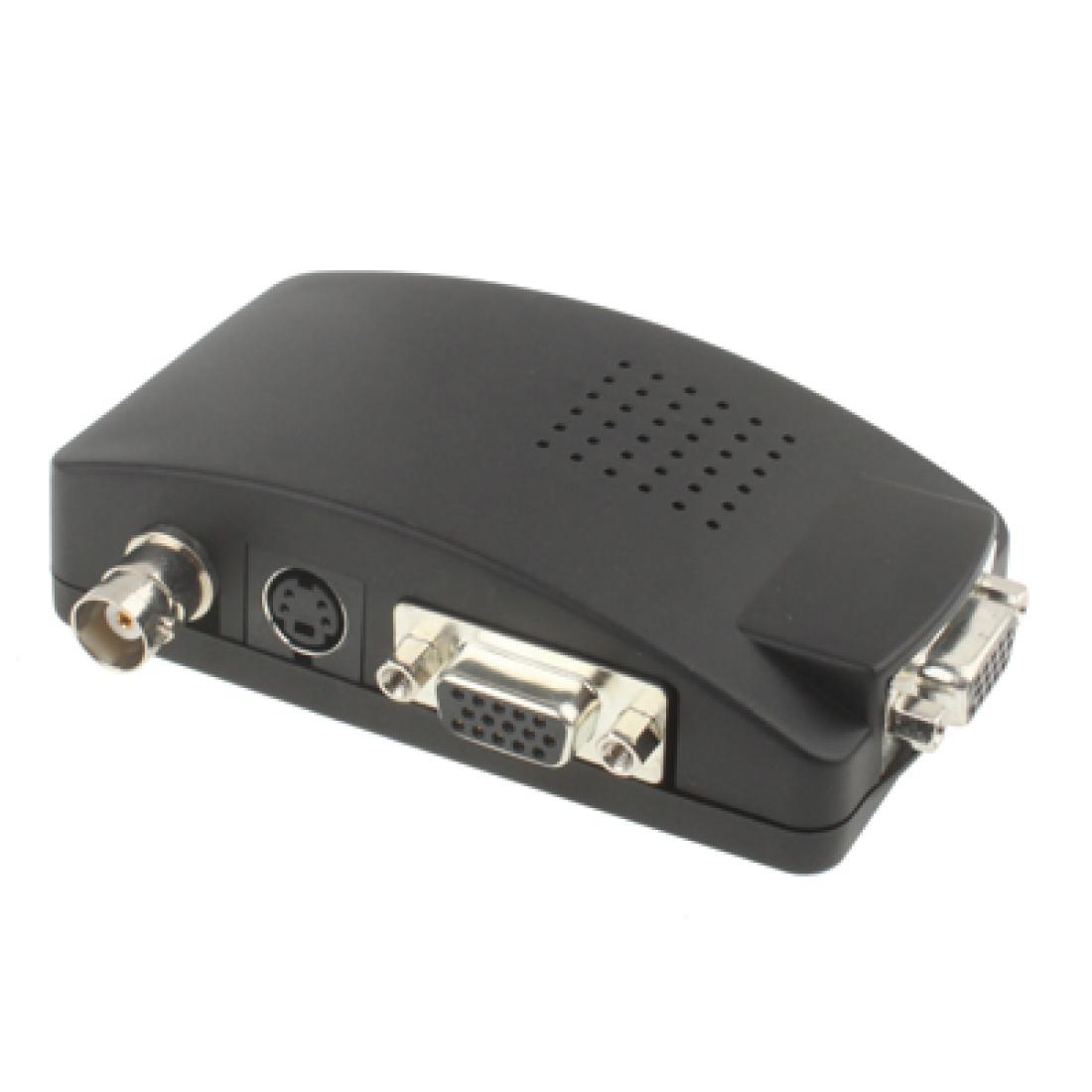

S-Video BNC to VGA Signal Converter